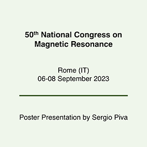 2023 Piva Poster Presentation at GIDRM 50th National Congress on MAgnetic Resonance