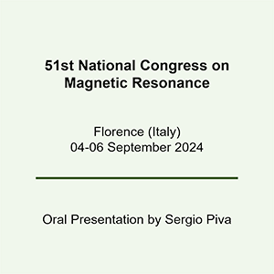 Oral Presentation by Sergio Piva at the 51st National Congress on Magnetic Resonance